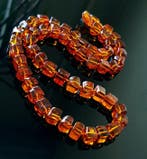 Ambre Collier unique en ambre balte - perles dambre de