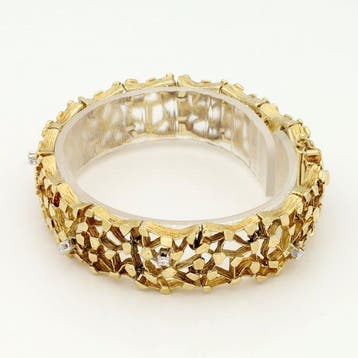Bracelet - 14 carats Or jaune Diamant (Naturelle) - Fa.