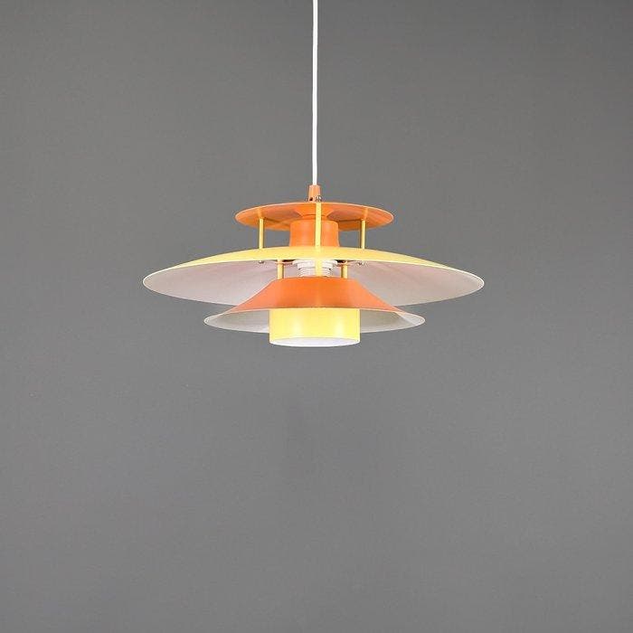 Lampe - Métal - Lampe pendante vintage danoise, Antiquités & Art, Antiquités | Éclairage