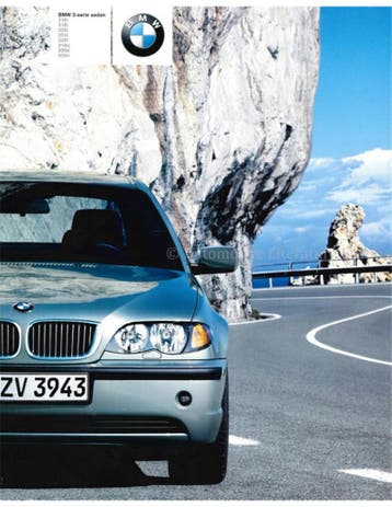 2002 BMW 3 SERIE SEDAN BROCHURE NEDERLANDS, Nieuw