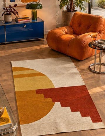 Nilo Kilim - Kelim - 160 cm - 100 cm - Kilim de créateur