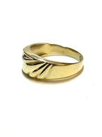 Zonder minimumprijs - Ring - 14 karaat Geel goud - 0.01ct.
