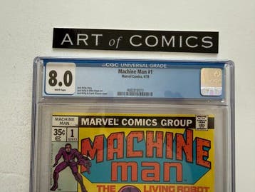 Machine Man (Vol. 1) #1 - CGC 8.0 - 1 Graded comic - Eerste, Nieuw