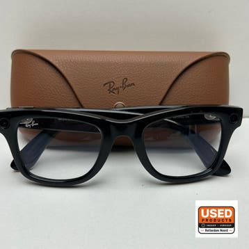 Ray-Ban Meta Wayfarer RW4006 Zwart - B-grade, Verzenden, Gebruikt