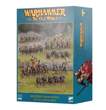 Beastmen Brayherds Battle March Army (warhammer nieuw), Ophalen of Verzenden