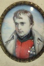 Fouveche - Portrait Miniature - Tableau Napoléon, Antiquités & Art