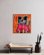 Timo Wedell - Basquiats Crazy Doggy - XL, Antiek en Kunst