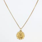 Collier avec pendentif - 18 carats Or jaune, Bijoux, Sacs & Beauté