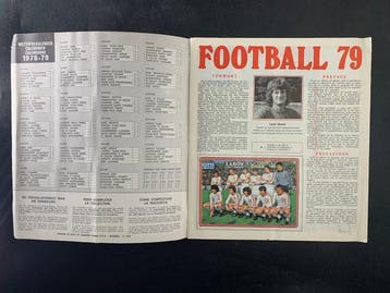 1978/79 Panini Complete Sticker Album Football 79 (Swiss, Nieuw