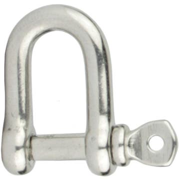 4mm D-Sluiting Rvs, Ophalen of Verzenden, Nieuw