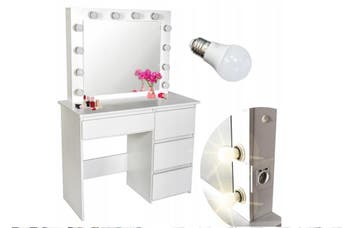 Make-up tafel Lades Spiegel | Laatste Stuks!, Ophalen of Verzenden, Met wielen, Nieuw