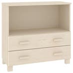 Dressoir HAMAR Massief hout | OP = OP | Sla nu je slag!, Huis en Inrichting, Gebruikt, Verzenden, 50 tot 100 cm, 25 tot 50 cm