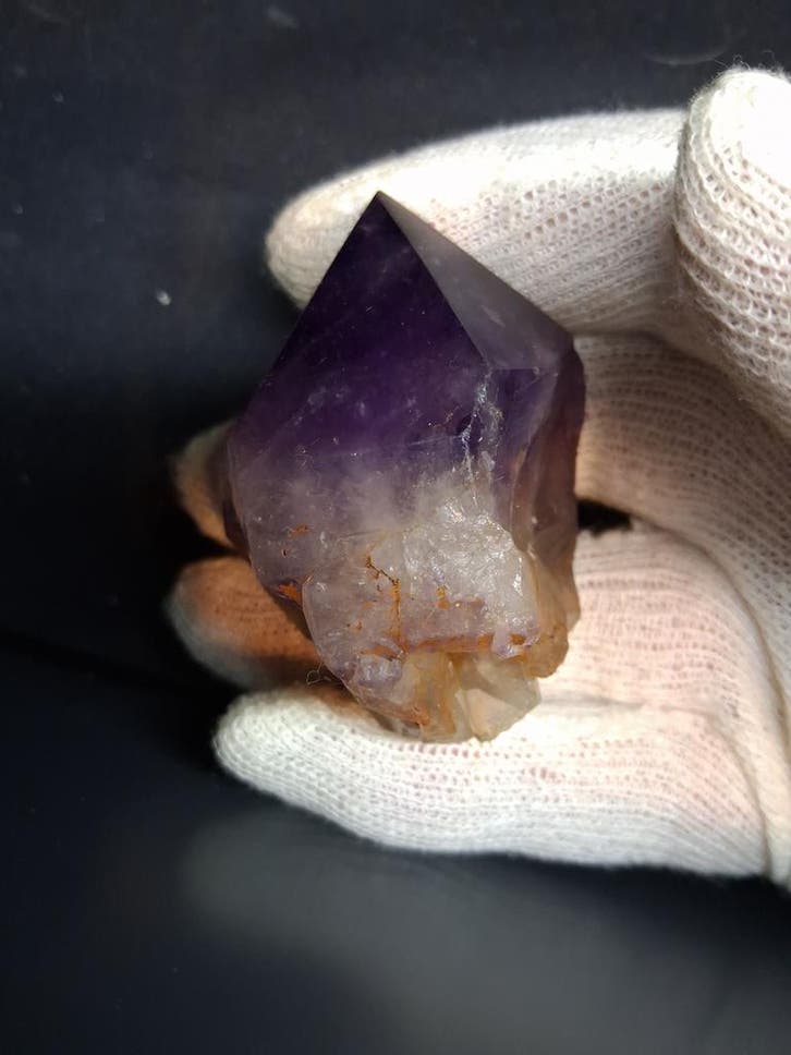Rough amethyst - Amethyst Crystal Point - Raw Point with Roo, Bijoux, Sacs & Beauté, Accessoires Autre, Envoi