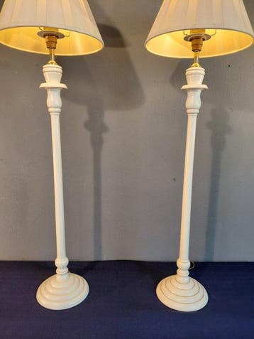 Tafellamp - Hout - Twee tafellampen