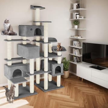 Krabpaal Entissar 214cm - grijs, Dieren en Toebehoren, Verzenden, Nieuw