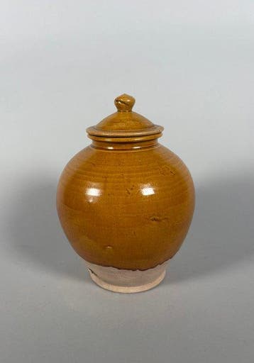 Oud Chinees - Tang-dynastie, bruin geglazuurd Vaas - 25 cm