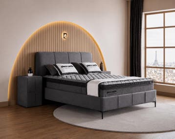 Pierrre Cardin Opbergboxspring Leon - 180 x 200, Huis en Inrichting, Slaapkamer | Bedden, Nieuw