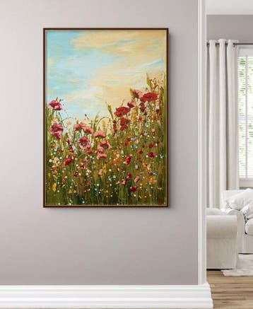 Irina Morisch - Roses garden II -xxl floral artwork-