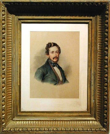 Karl von Saar (1797-1863) - Portrait of German poet and