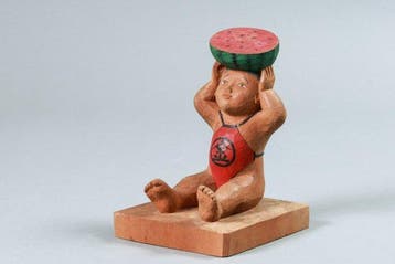 Child with Watermelon by Tezuka Shiun  with Original