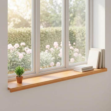 vidaXL Raamprofielen 2 st Lichtbruin 120 x 40 x 2 cm, Verzenden, Nieuw