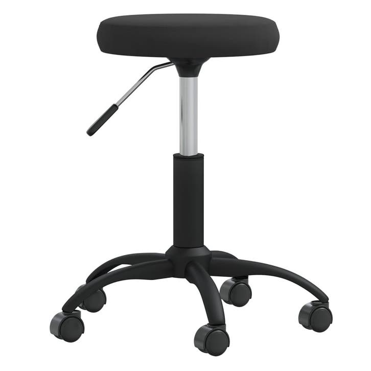vidaXL Eetkamerstoel fluweel zwart, Huis en Inrichting, Stoelen, Nieuw, Verzenden