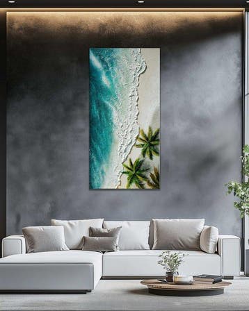 Clelia - Shoreline in Turquoise