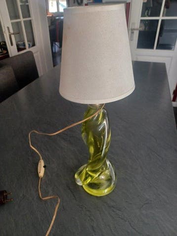 Val Saint Lambert - Tafellamp - Kristal - Lamp Val Saint