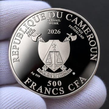 Kameroen. 500 CFA 2026 – Archangel Gabriel – 17.50 g Silver