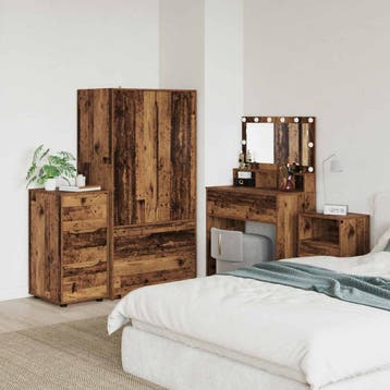 vidaXL Opbergkast 40 x 48 x 81 cm Bewerkt hout Oud Hout, Verzenden