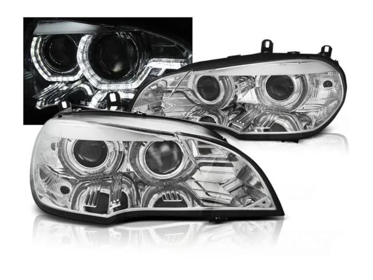Xenon koplampen Angel Eyes LED geschikt voor BMW X5 E70, Autos : Pièces & Accessoires, Éclairage, Envoi