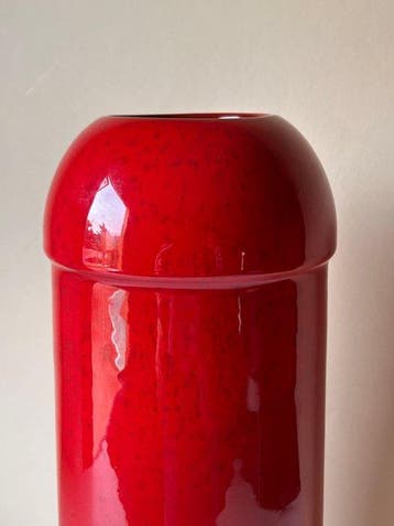 Fornace Falcone - Vase - Majolique, Majolique (vernis au, Antiek en Kunst