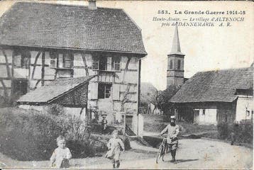 France - france haut rhin 68 villages en grosse majorite