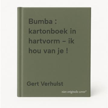 Bumba : kartonboek in hartvorm - ik hou van je !, Verzenden, Gelezen, Gert Verhulst