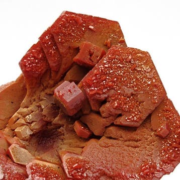 ESTHÉTIQUE Pétale de vanadinite rouge sang, unique, rare