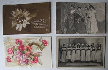 België - Fantasie - Ansichtkaart (500) - 1902-1985, Gelopen