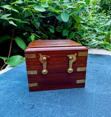 Kompas - Hout - vintage