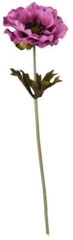 Anemoon Plum Zijdenbloem 37 cm per stuk, Nieuw