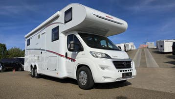 Dethleffs Trend A 7877 35786 km, automaat en dwarsbed 02310, Automaat, Alkoof, Ringverwarming, Fiat
