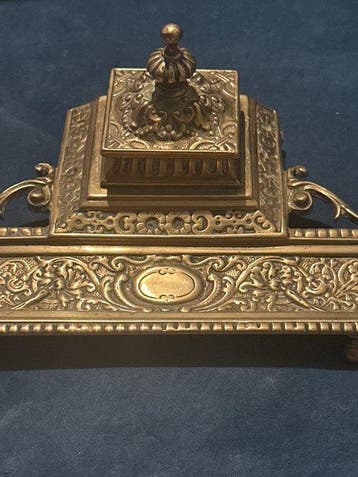 Inktpot - Encrier dans le goût Louis XV / Napoléon III. «