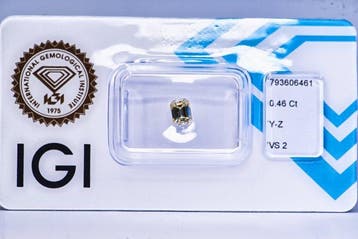 Zonder minimumprijs - 1 pcs Diamant (Natuurlijk gekleurd) -, Nieuw