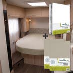 Textielpakket Queensbed/Eilandbed - 1 molton met 2 jersey, Nieuw, Wit