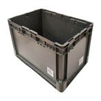 Stapelbak 600x400x400 mm euronorm grijs kunststof, Doe-het-zelf en Bouw, Ophalen of Verzenden, Nieuw