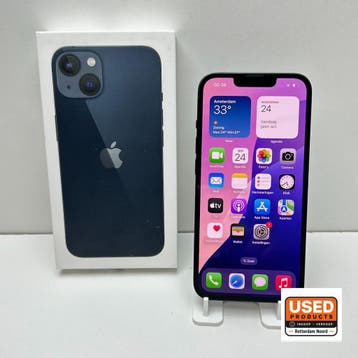 iPhone 13 128GB Zwart - Nieuwstaat, Verzenden, Zo goed als nieuw