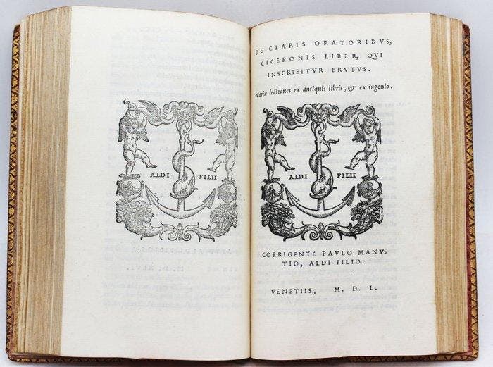 Cicerone / Manuzio - De Philosophia - 1546, Antiek en Kunst, Antiek | Boeken en Manuscripten