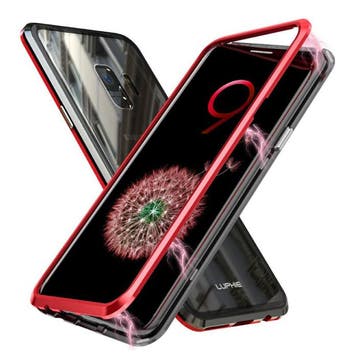 Samsung Galaxy A8 Plus Magnetisch 360° Hoesje met Tempered, Verzenden, Nieuw