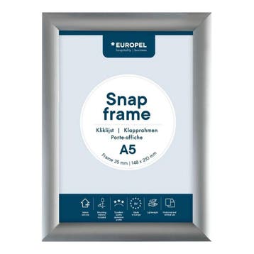 Kliklijst | Aluminium | Zilvergrijs | A5-Formaat | Rand, Verzenden