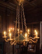 Lustre - Bronze, Fer, Laiton - Lustre Impero