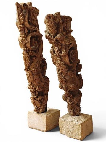 Architectonisch ornament (2) - 1750-1800 - Paar