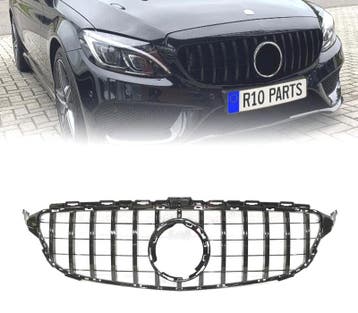 CALANDRE MERCEDES W205 19- LOOK AMG GT NOIR, Autos : Pièces & Accessoires, Carrosserie & Tôlerie, Verzenden